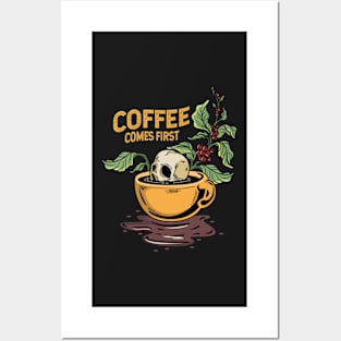 Coffee till dead Posters and Art